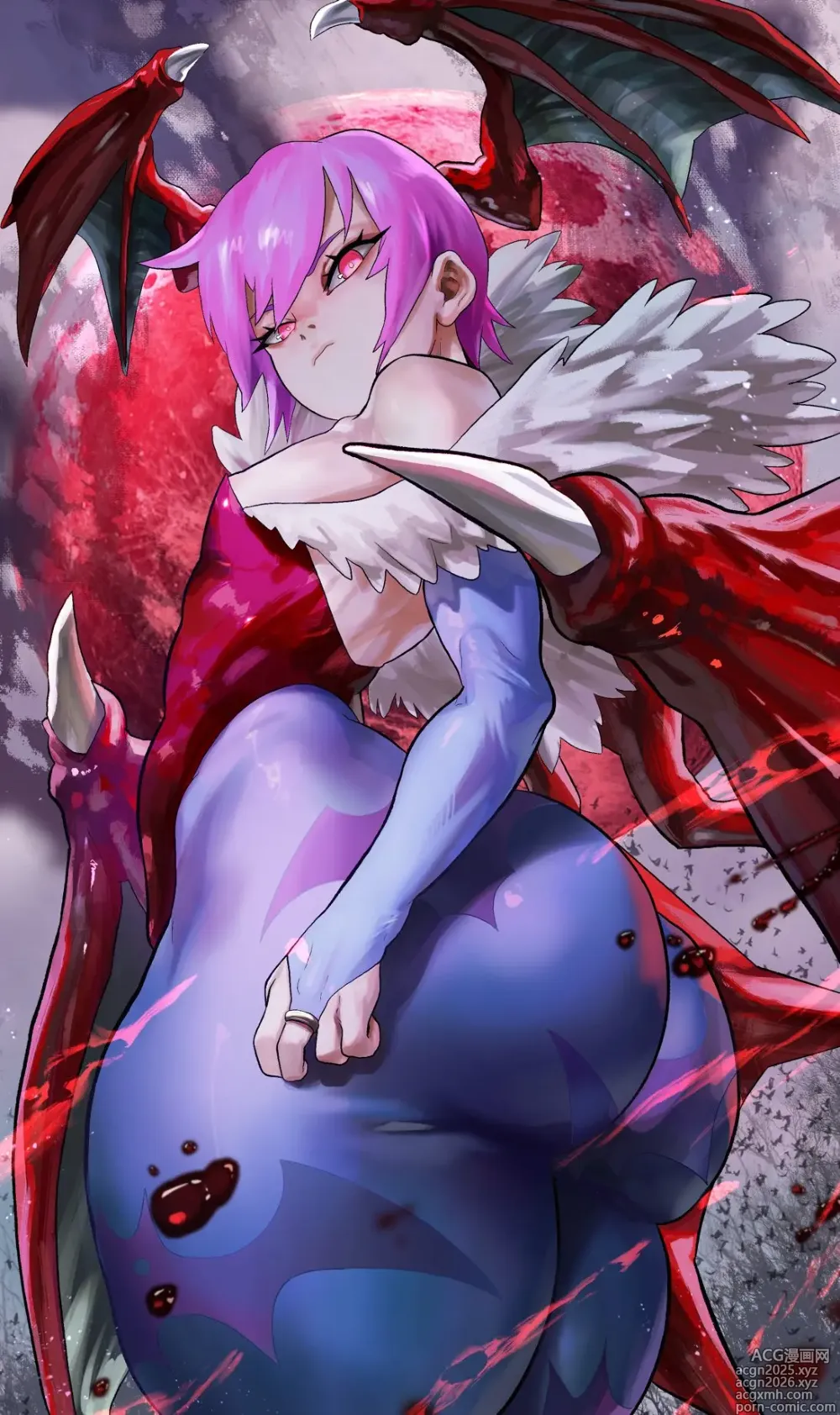 Page 3 of imageset Lilith Aensland Ass Collection
