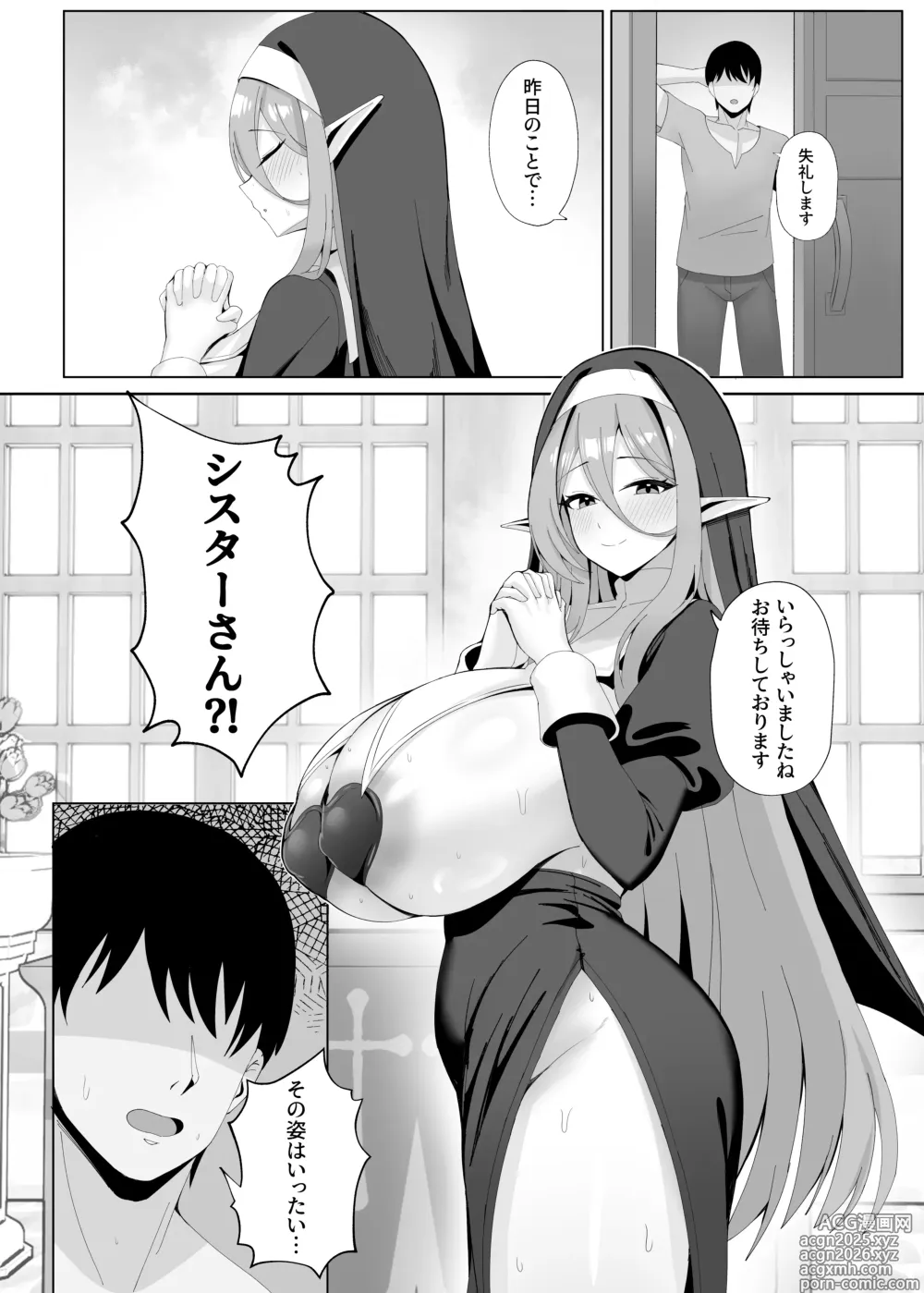 Page 5 of doujinshi Hatsujouki ga Kita Elf no Sister-san
