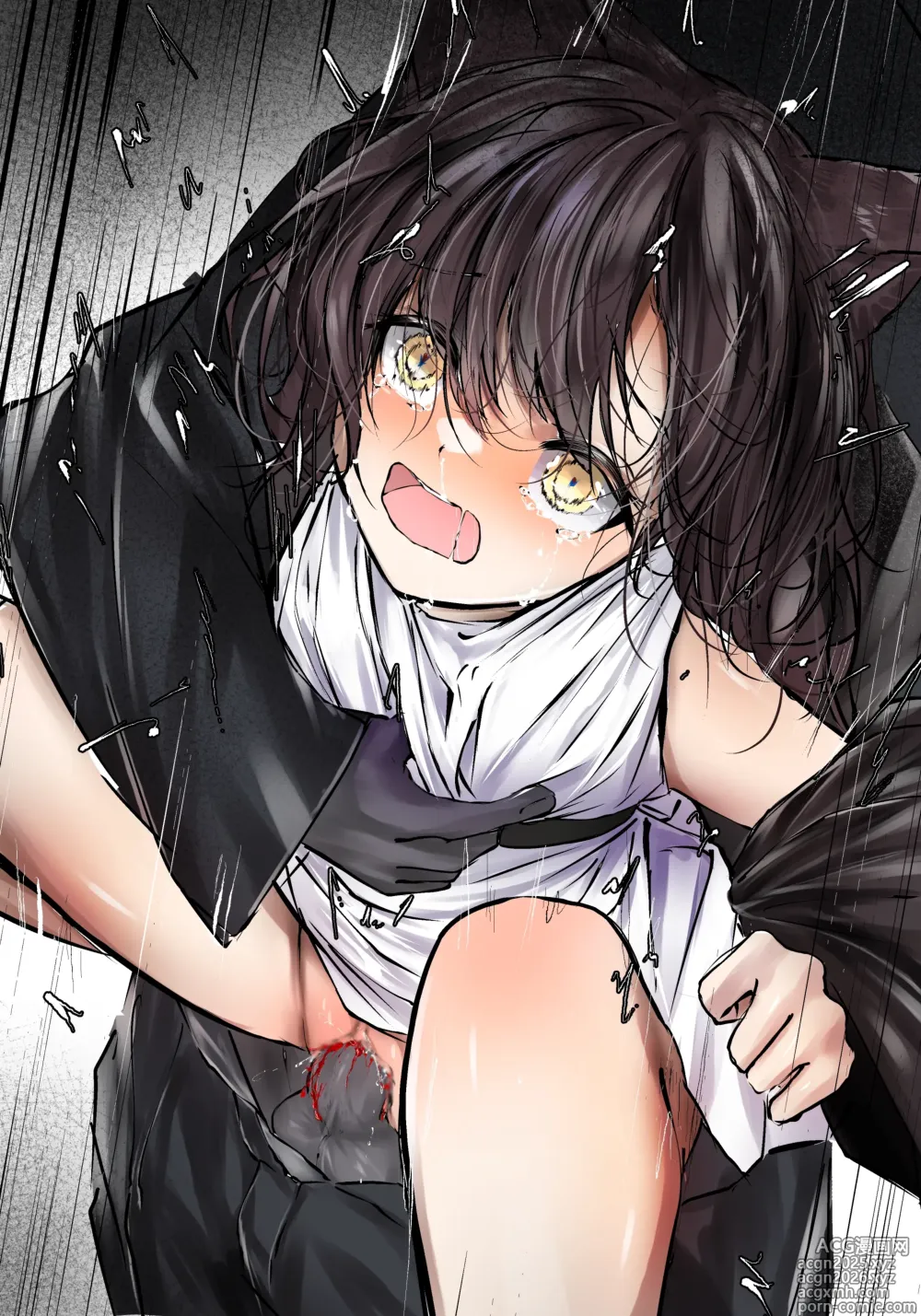 Page 2 of doujinshi 一匹狼になった野生児がをっかされる話