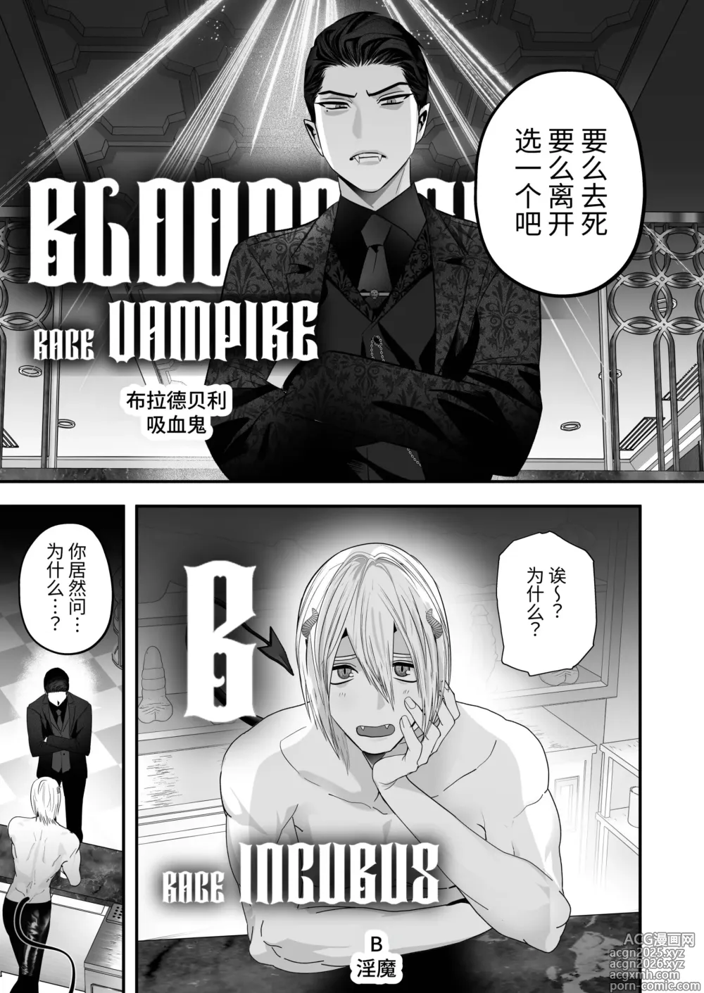Page 2 of doujinshi 吸血鬼VS淫魔-激烈高潮对战-