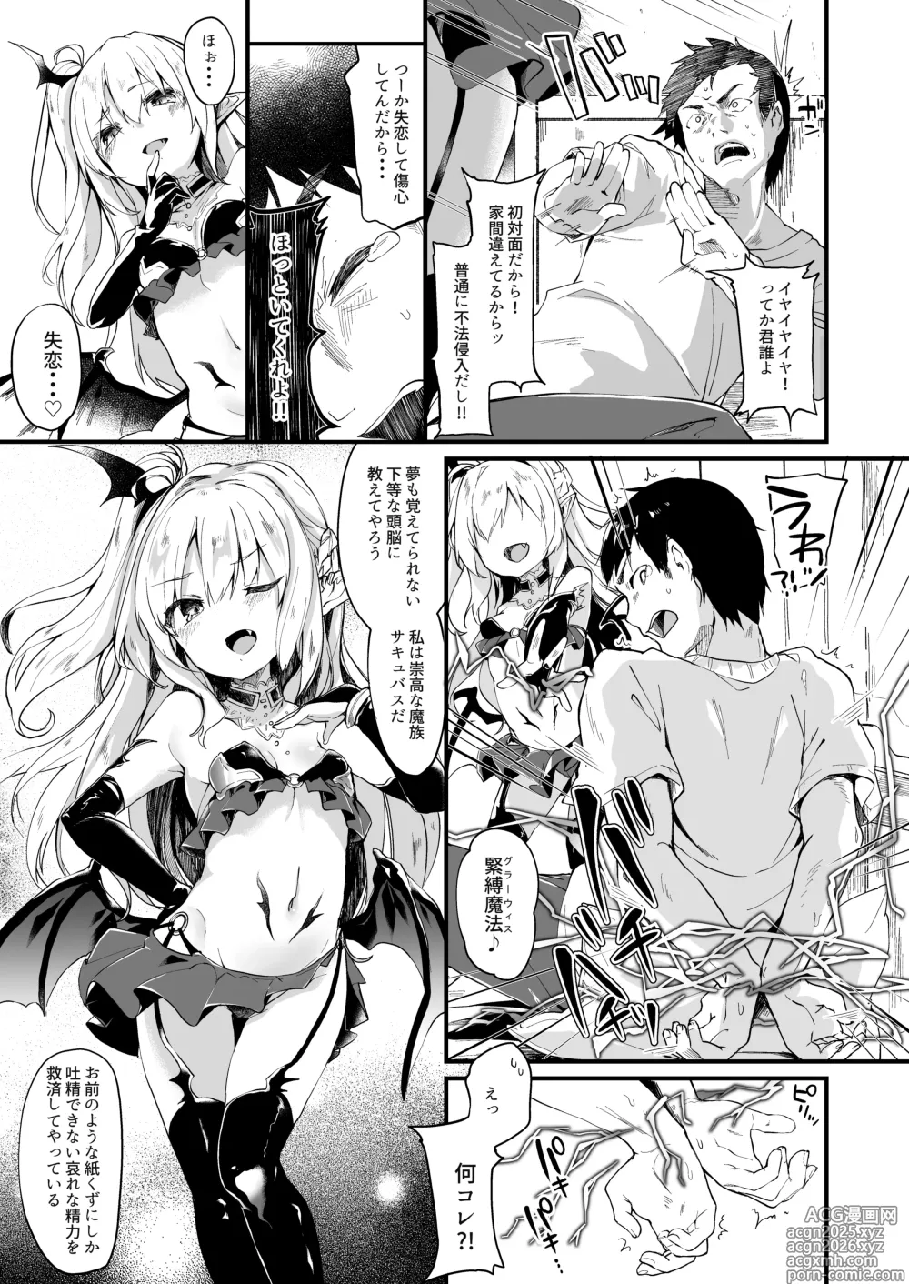 Page 4 of doujinshi Boku wa Chiisana Succubus no Shimobe 1