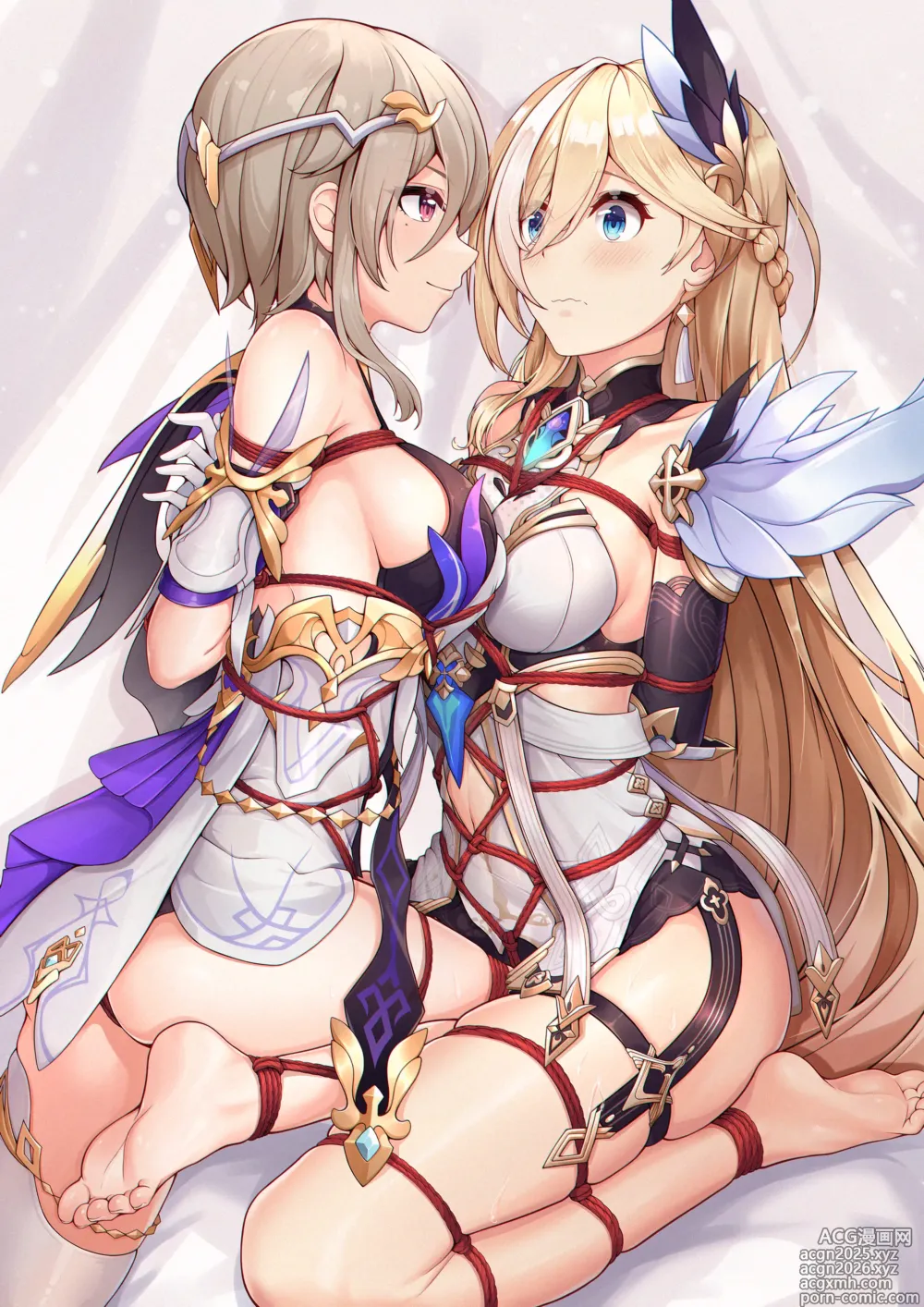 Page 1 of imageset 【幽兰黛尔&丽塔 デュランダル&リタ】骑士&女仆