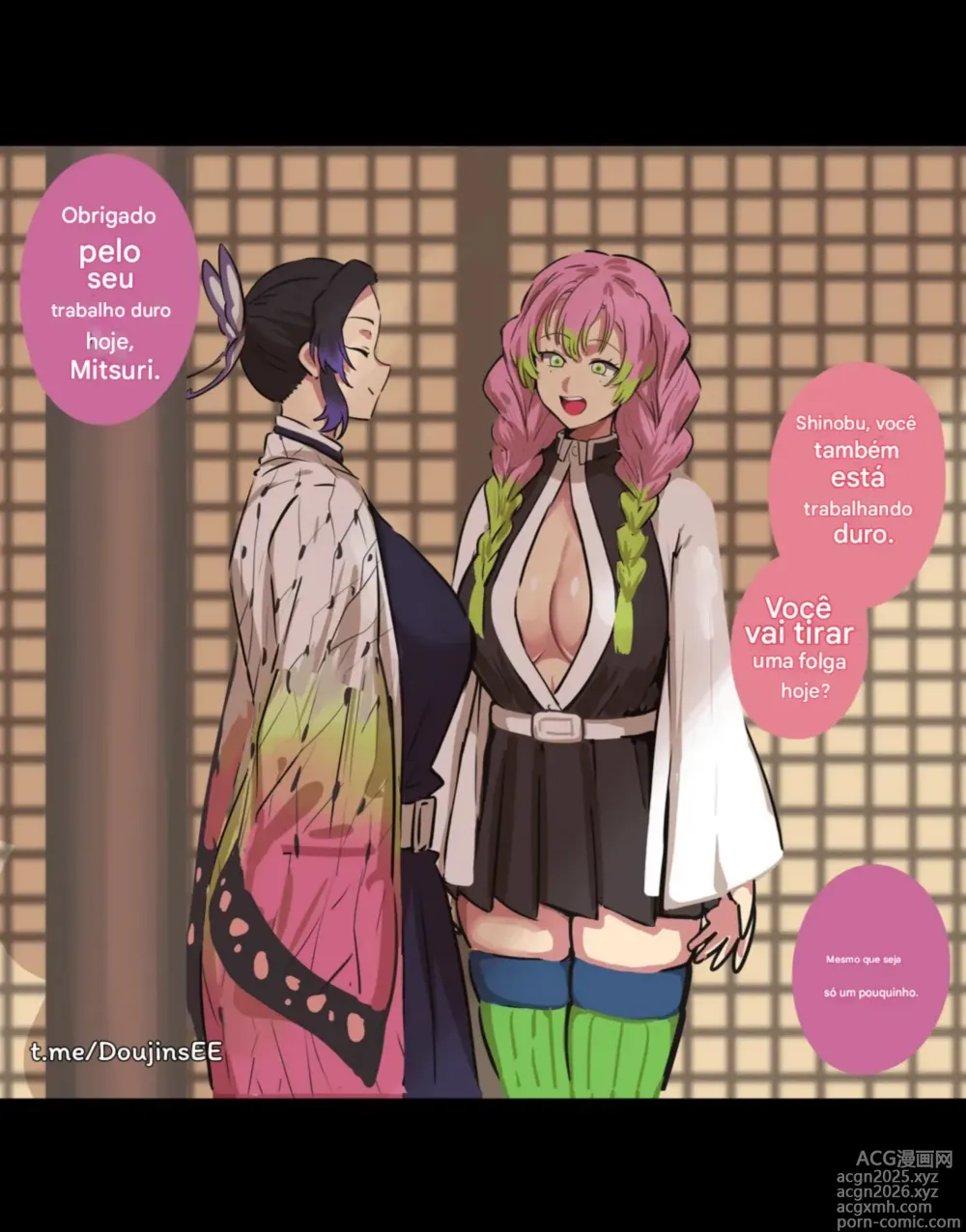 Page 3 of doujinshi Shinobu Kochō A Pervertida Escondida Da Zorra Parte 1&2 Completo