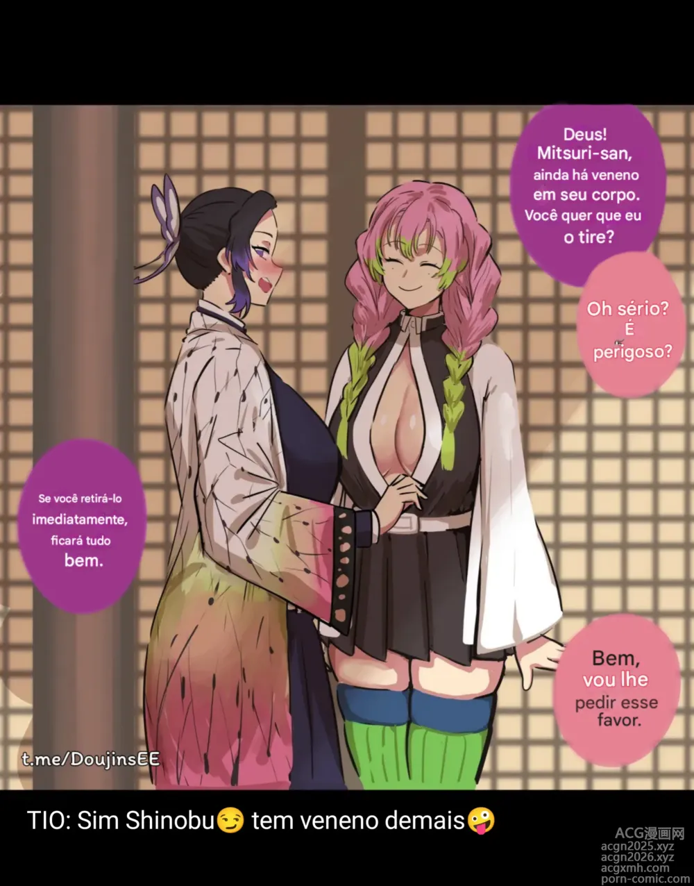 Page 5 of doujinshi Shinobu Kochō A Pervertida Escondida Da Zorra Parte 1&2 Completo