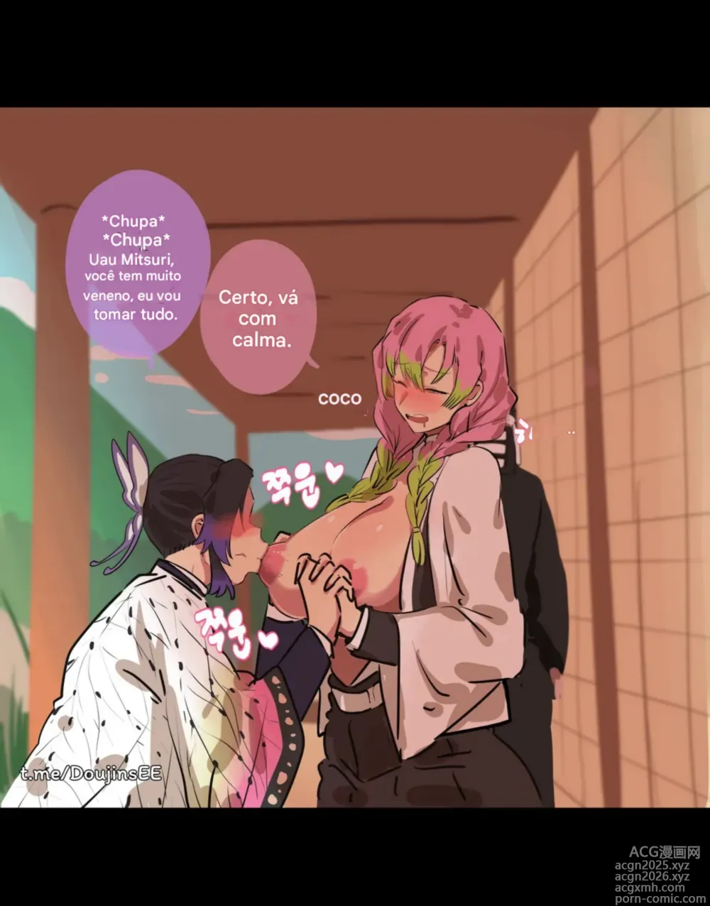 Page 7 of doujinshi Shinobu Kochō A Pervertida Escondida Da Zorra Parte 1&2 Completo