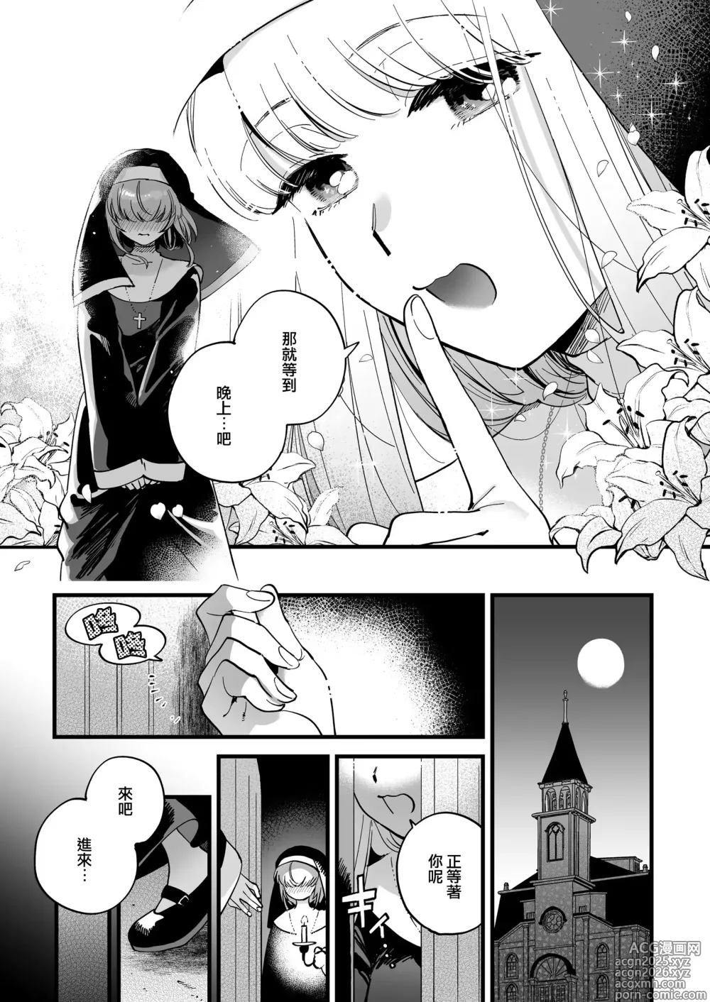Page 9 of doujinshi 修女•絲碧卡的夜晚後輩指導