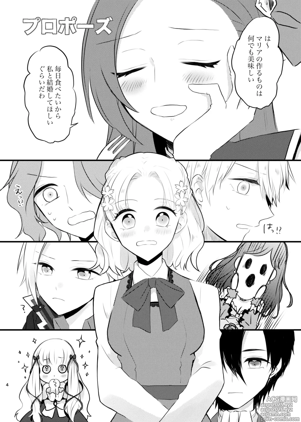 Page 2 of doujinshi Katsugou no Otome