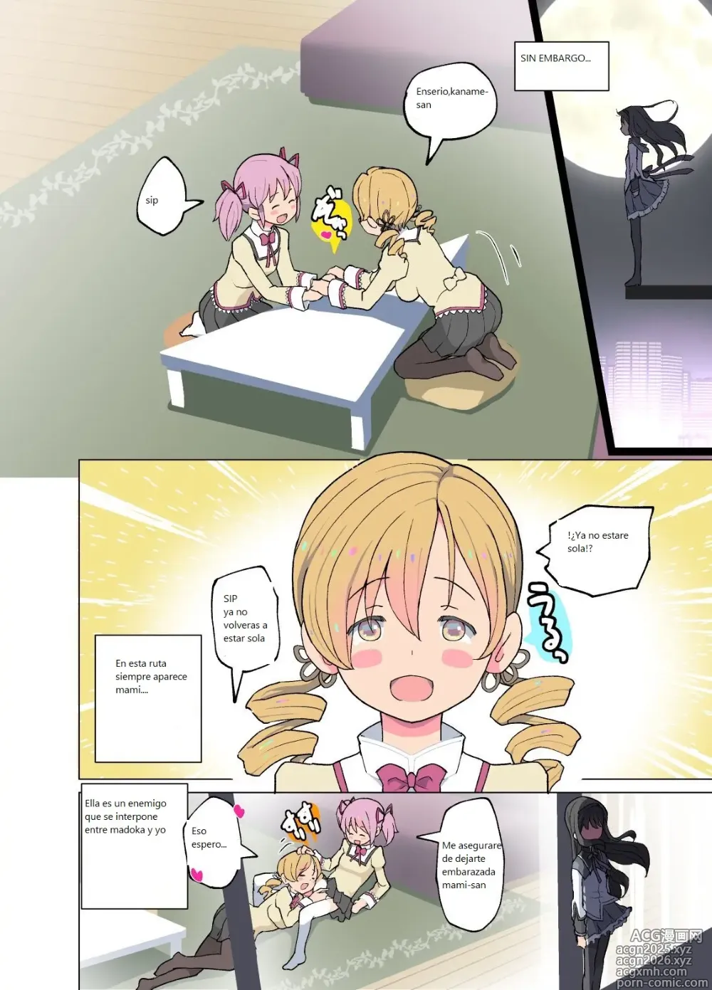 Page 16 of doujinshi Homura has found a route to a sexual relationship with Madoka.