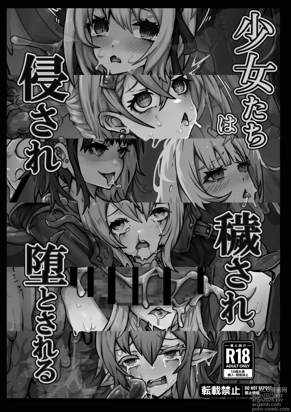 Page 2 of doujinshi Shoujo-tachi wa Okasare Kegasare Otosareru