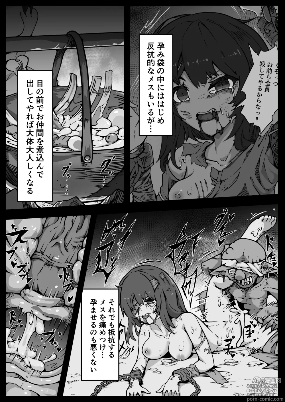 Page 27 of doujinshi Shoujo-tachi wa Okasare Kegasare Otosareru
