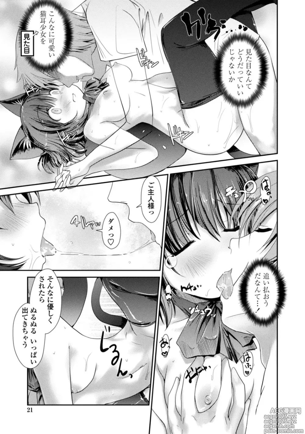 Page 21 of manga Nekokino to Ame no Machi - Cat Mushroon Girl And Town of Rain