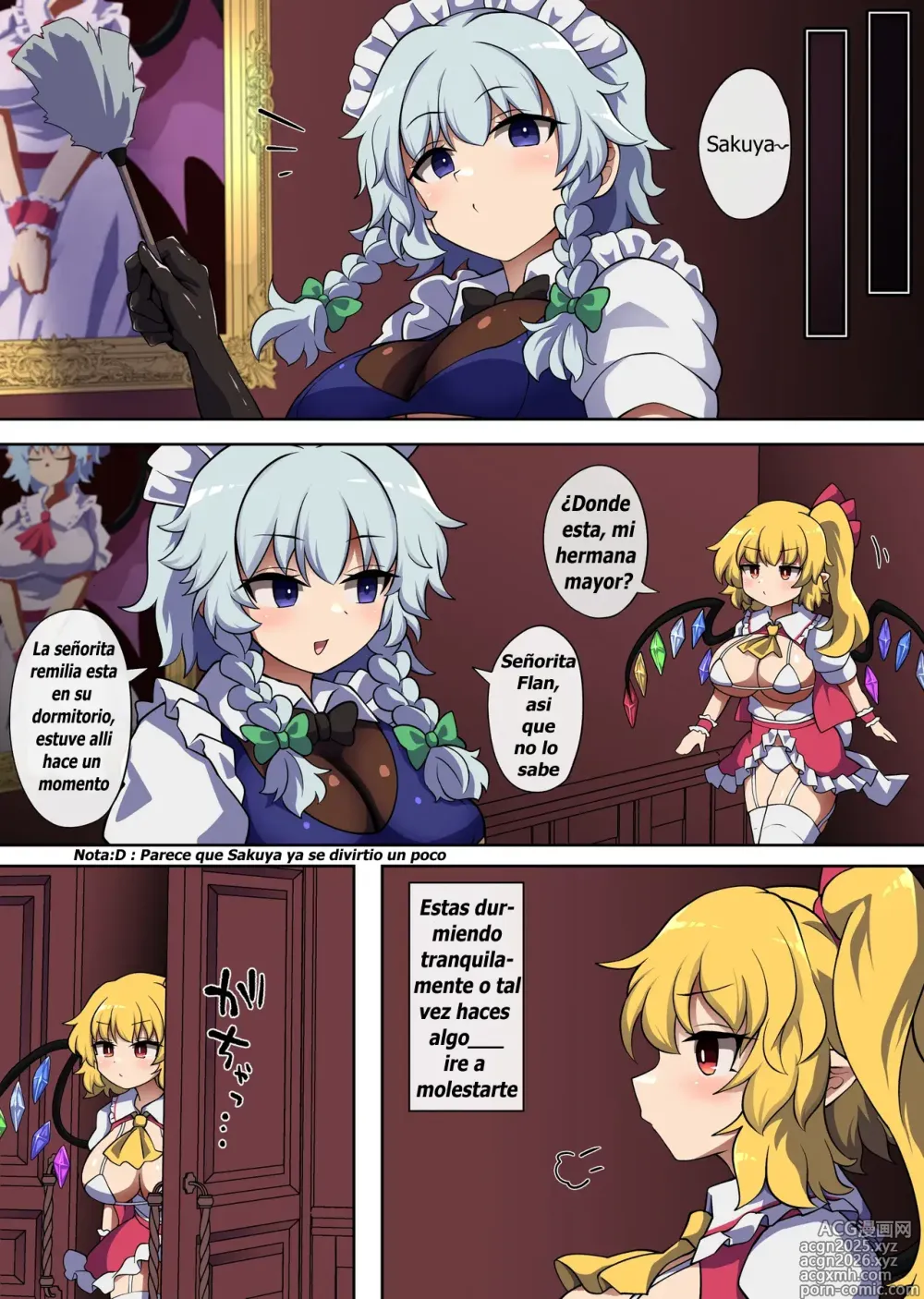 Page 6 of doujinshi Flan-chan feels lust for Futanari Remilia