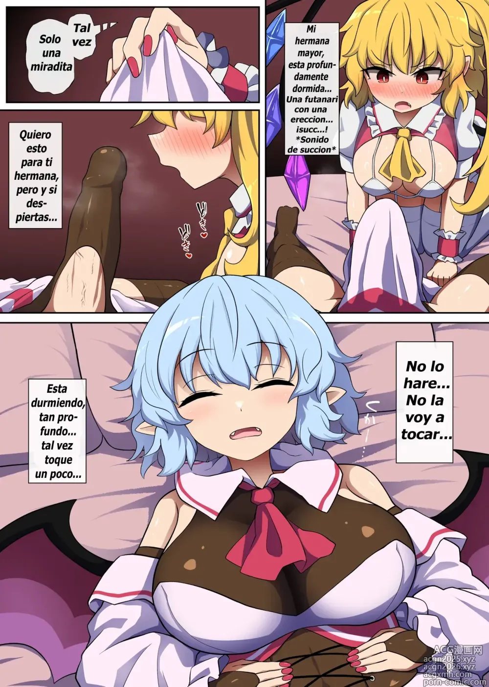 Page 8 of doujinshi Flan-chan feels lust for Futanari Remilia