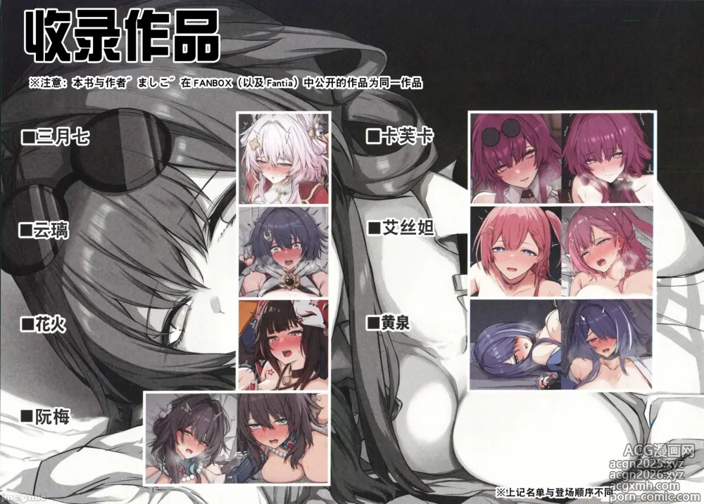 Page 2 of doujinshi 崩壊スターレイルまとめ本(崩壊スターレイル)（Chinese）