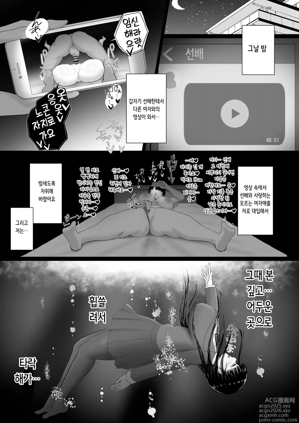 Page 35 of doujinshi 휩쓸려 떨어지다 ~소심하고 수수한 거유가 양아치남의 섹파로 타락할 때까지~