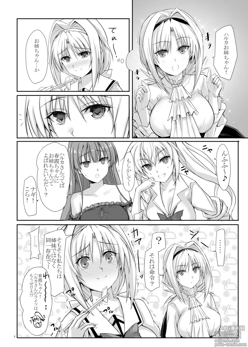 Page 4 of doujinshi H×C Haiboku × Collab Soushuuhen