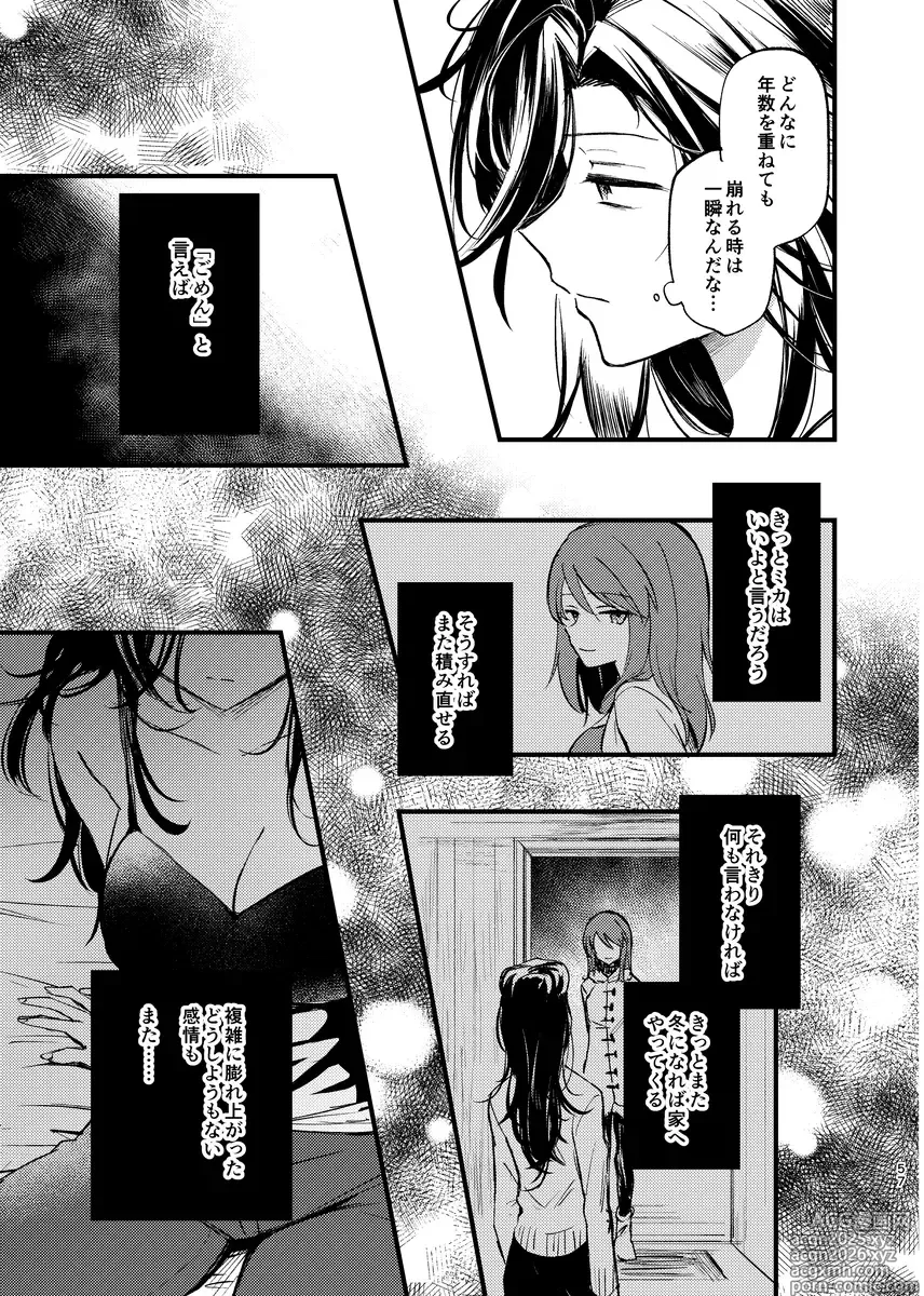 Page 56 of doujinshi Soshite,  Kisetsu wa Meguru - Talvi meni jo, nyt alkaa kevät.