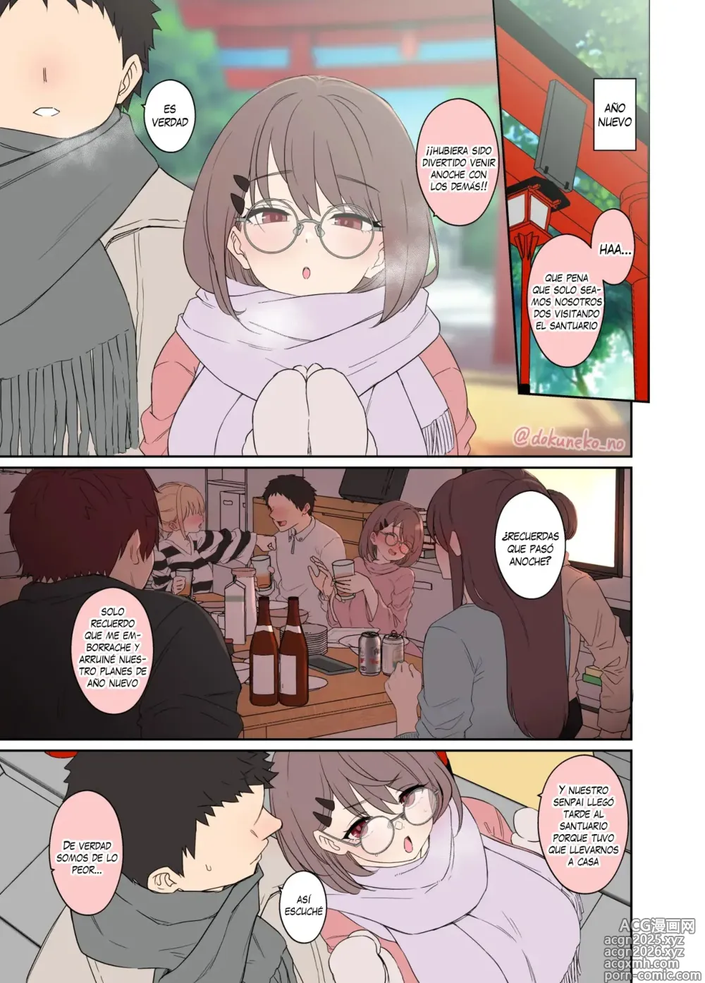 Page 2 of doujinshi Fiesta de año nuevo con un grupo de estudio Completo
