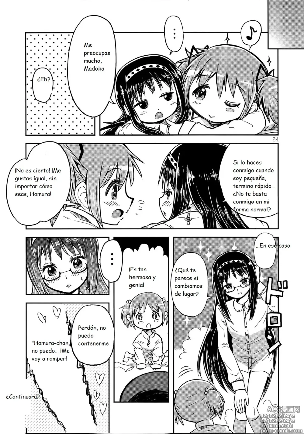 Page 25 of doujinshi Madoka Oneechan to Chiisai Homura Chan