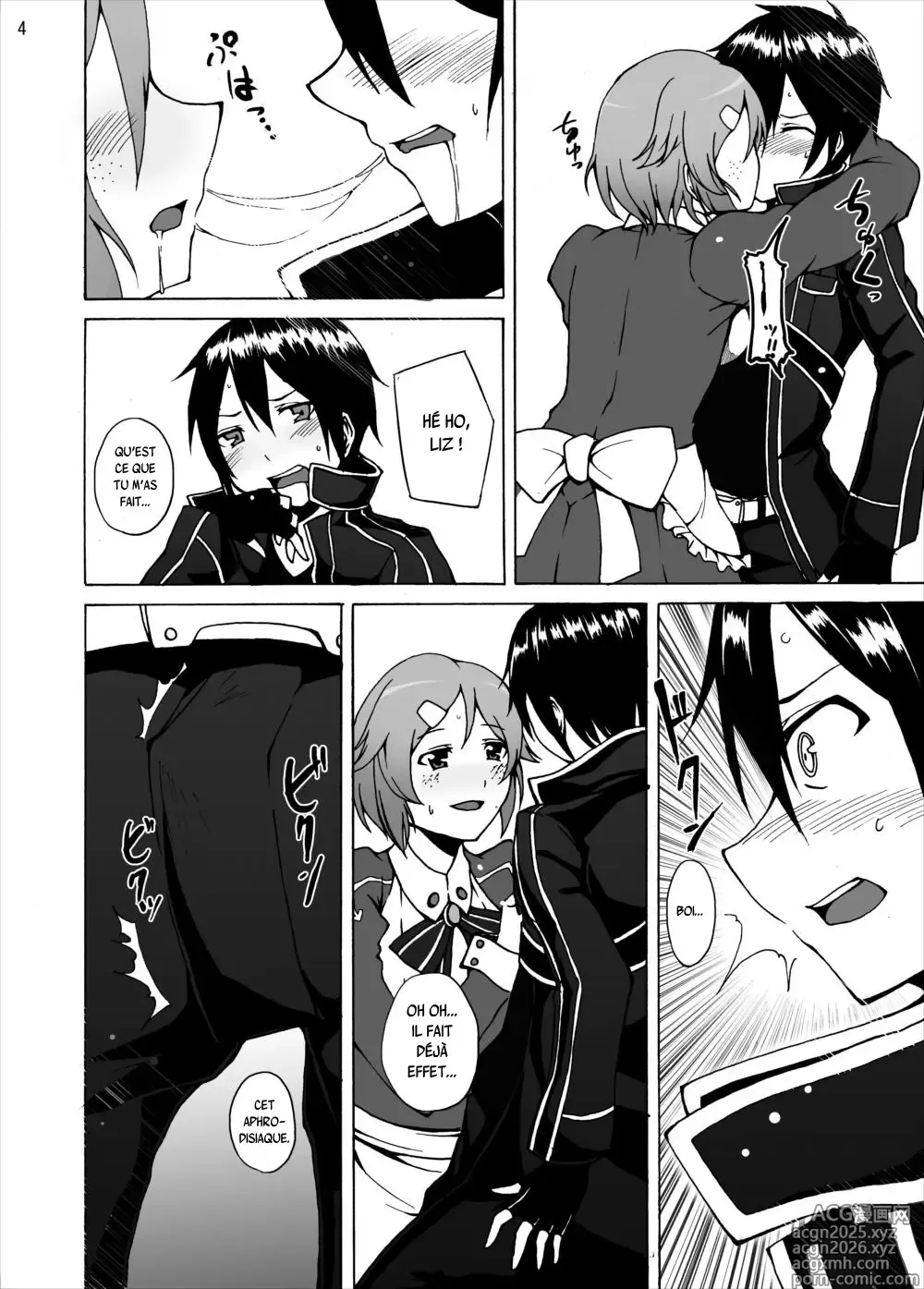 Page 4 of doujinshi Lisbeth no Ketsui... Kiken na Kusuri o Tsukatte demo Asuna kara Kirito o Ubatte Miseru...