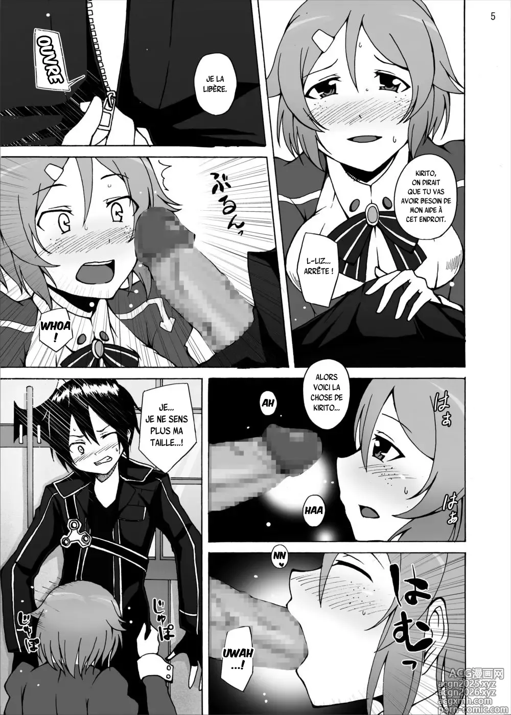 Page 5 of doujinshi Lisbeth no Ketsui... Kiken na Kusuri o Tsukatte demo Asuna kara Kirito o Ubatte Miseru...