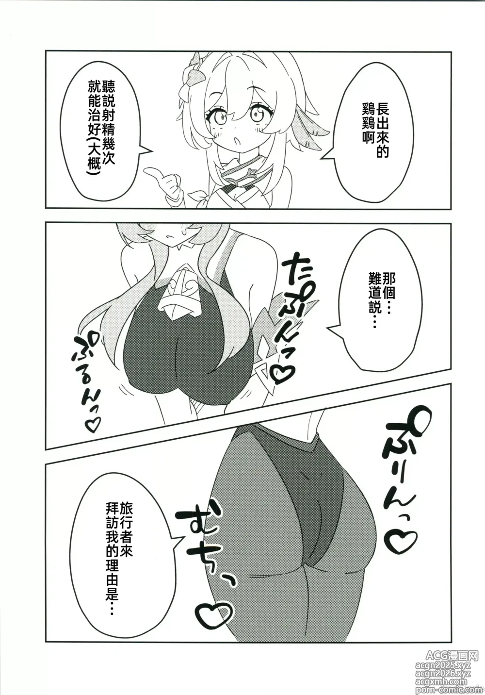Page 6 of doujinshi 对甘雨做色色的事情本