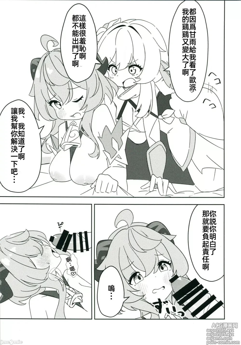 Page 8 of doujinshi 对甘雨做色色的事情本