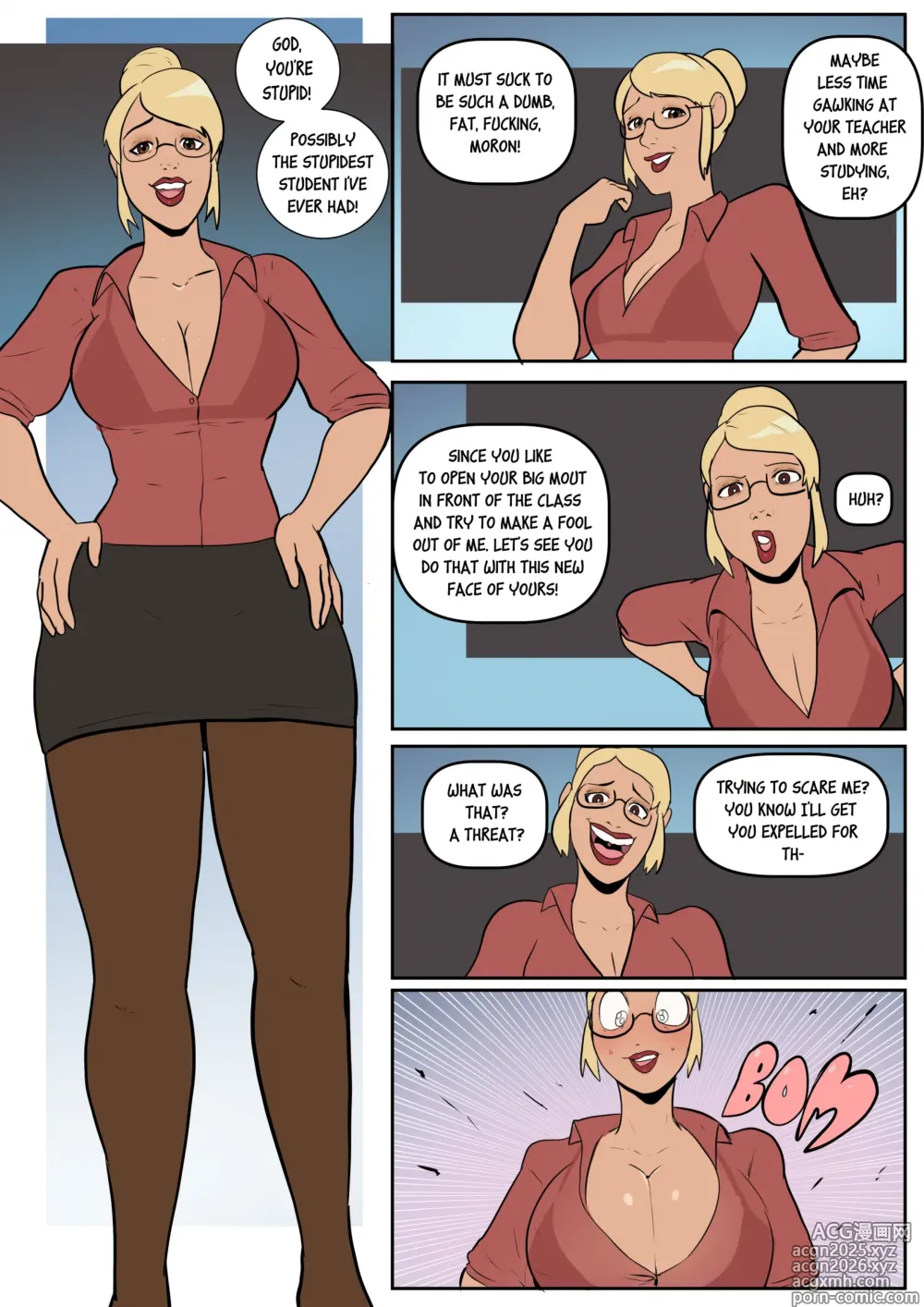 Page 1 of doujinshi Dorse Teacher