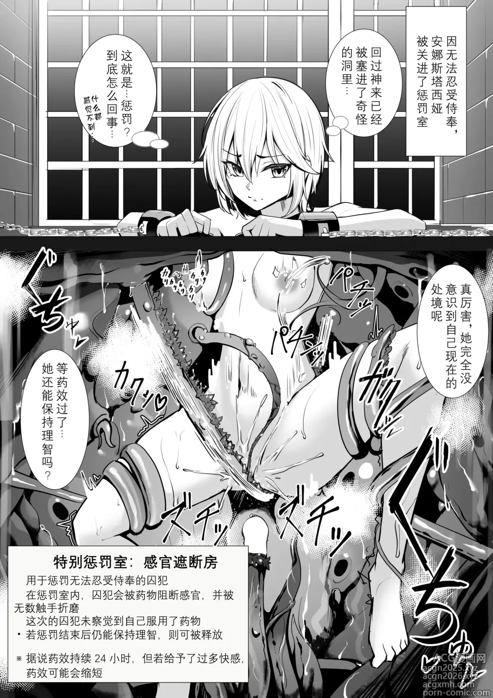Page 1 of doujinshi Anastasia Kankaku Shadan Ana