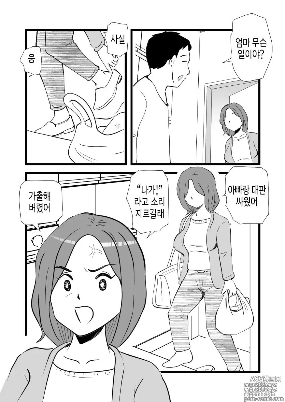 Page 4 of doujinshi 가출한 엄마의 성욕이 굉장했다