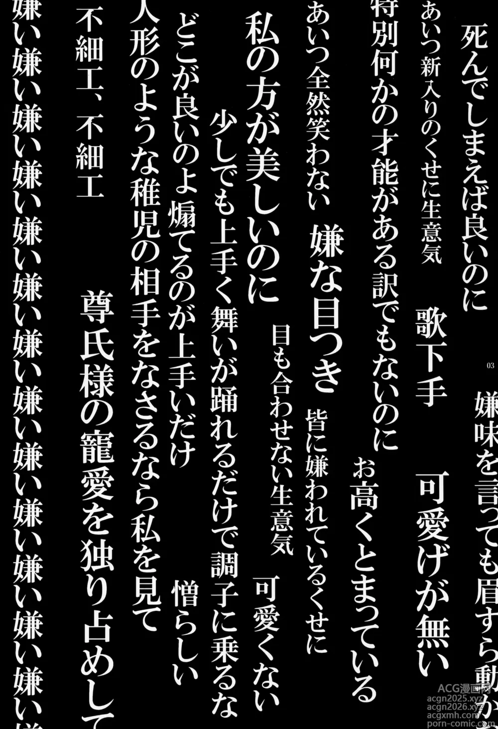 Page 3 of doujinshi Watashi Wa anata no Ai o Shinjinai