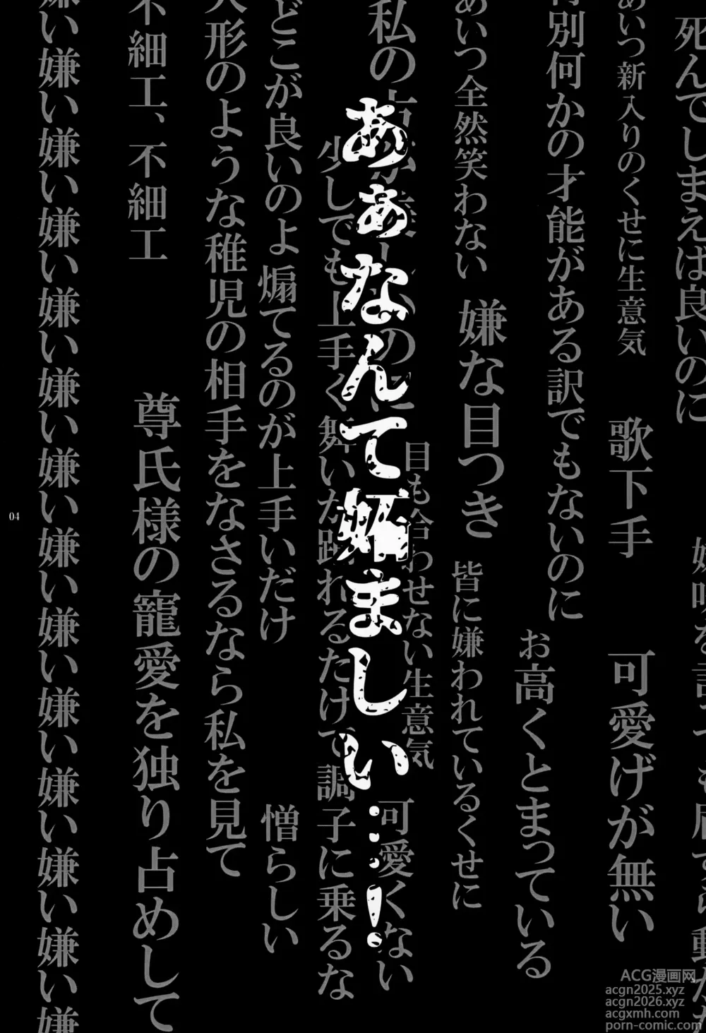 Page 4 of doujinshi Watashi Wa anata no Ai o Shinjinai