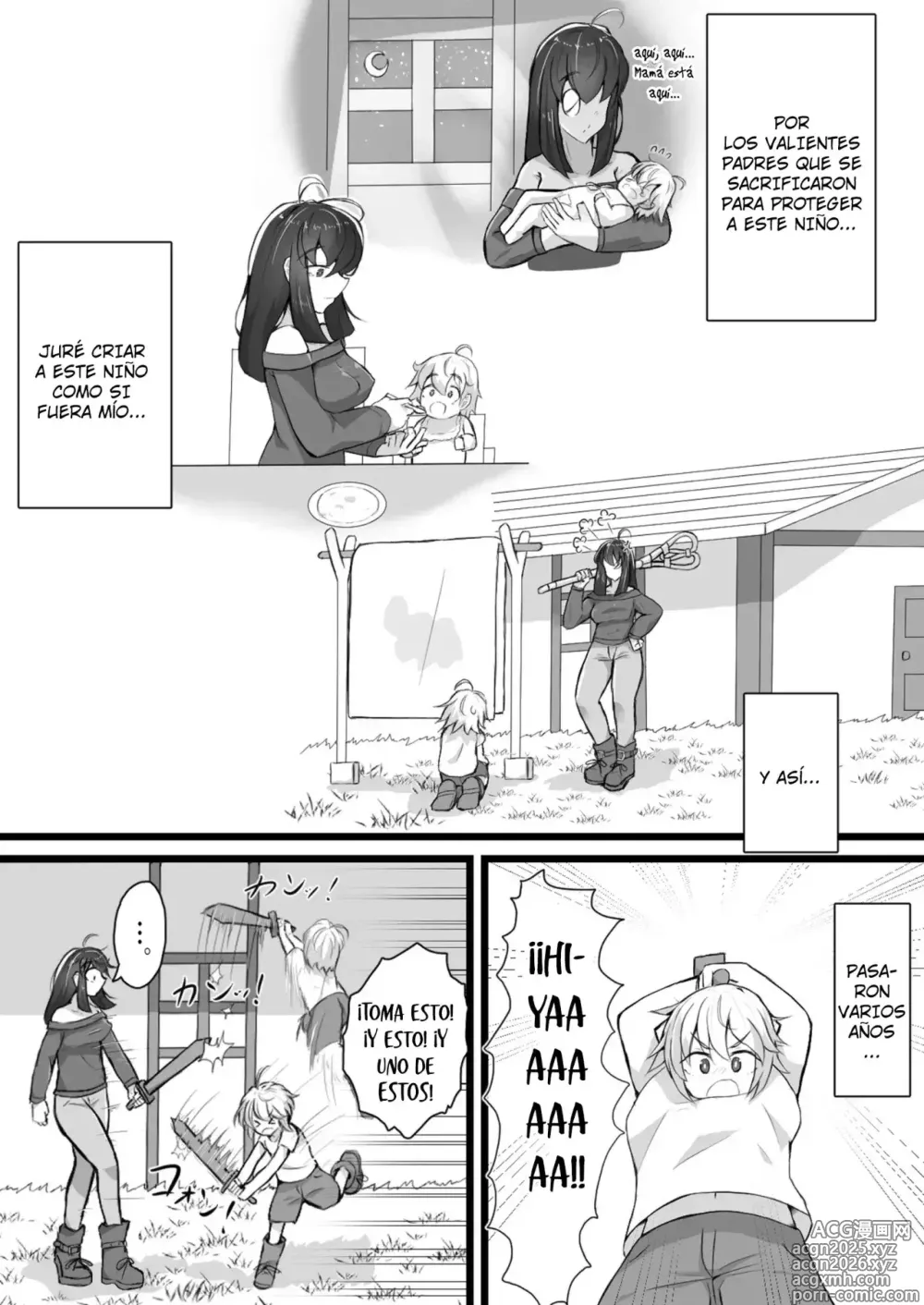 Page 9 of doujinshi Mi Mamá fue Convertida en una Malvada Gyaru Súcubo ¡Violación Inversa de mi Prpia Madre!