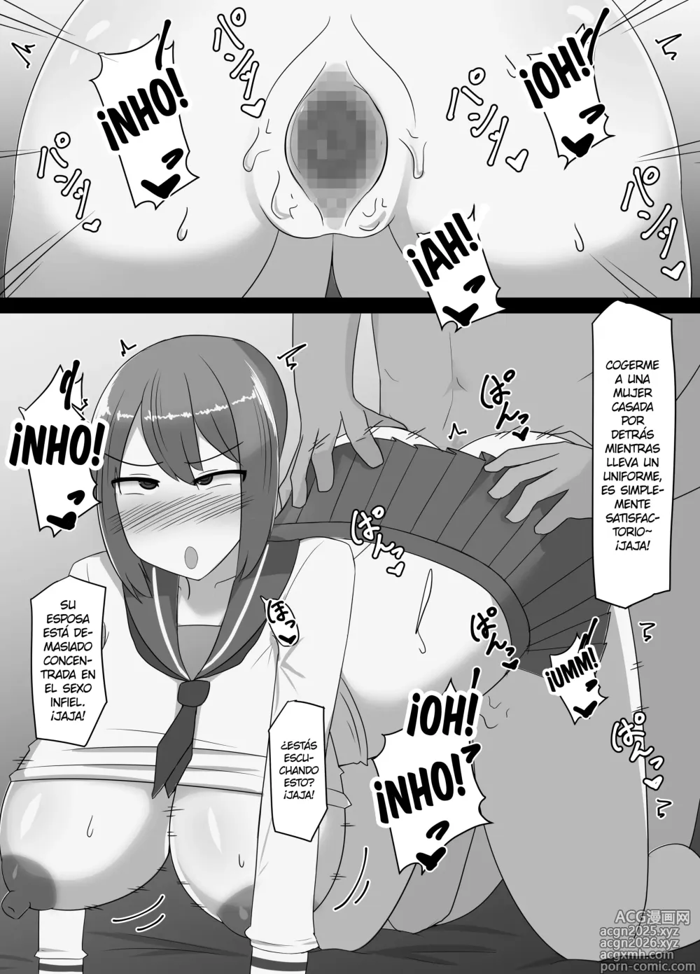 Page 19 of doujinshi Netorareta Bakunyuu Hitozuma Misaki ~Tsuma no Uragiri to Ore no Koukai~