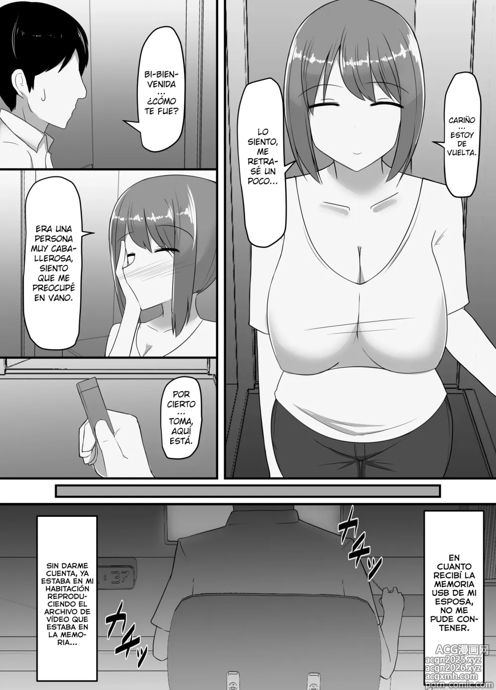 Page 6 of doujinshi Netorareta Bakunyuu Hitozuma Misaki ~Tsuma no Uragiri to Ore no Koukai~