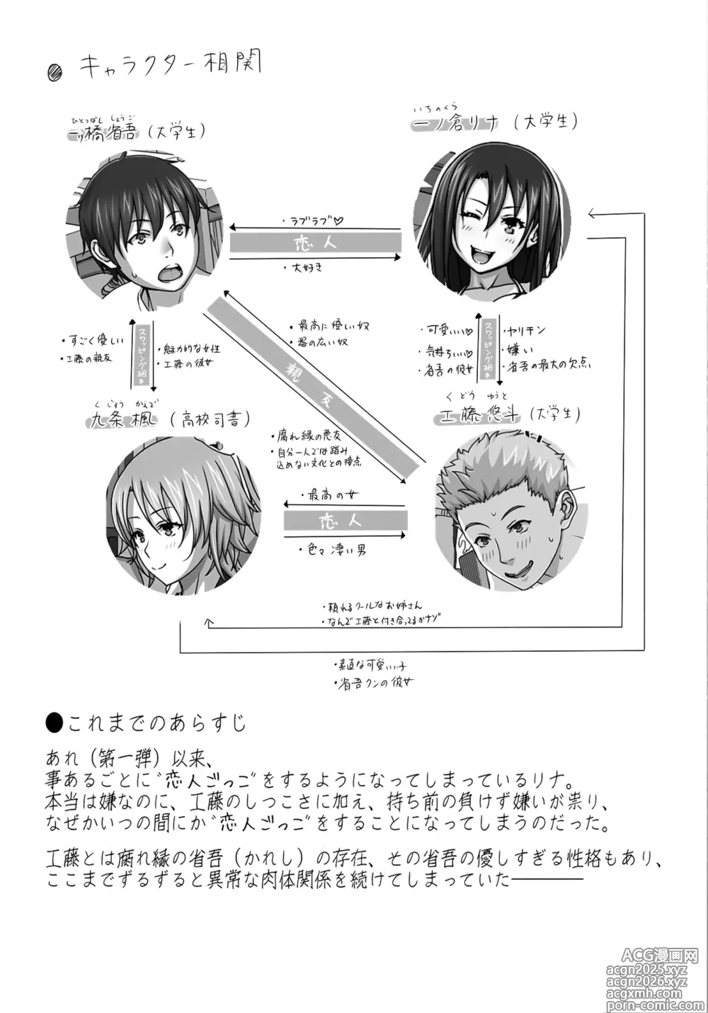 Page 3 of doujinshi Pretending to be lovers２