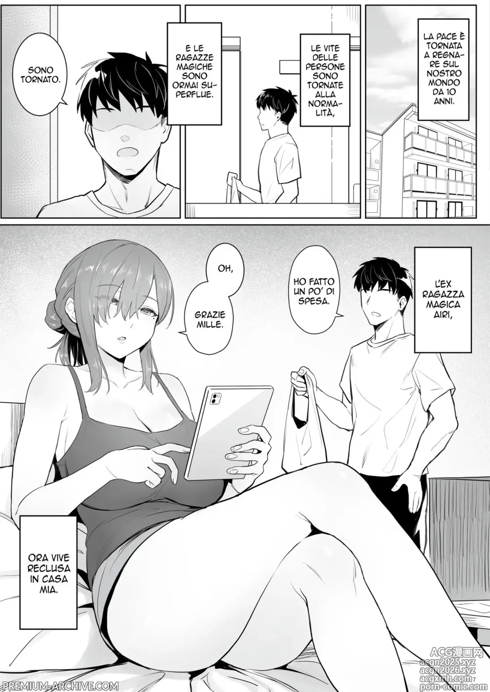 Page 4 of doujinshi La vita da NEET di una ex ragazza magica (decensored)