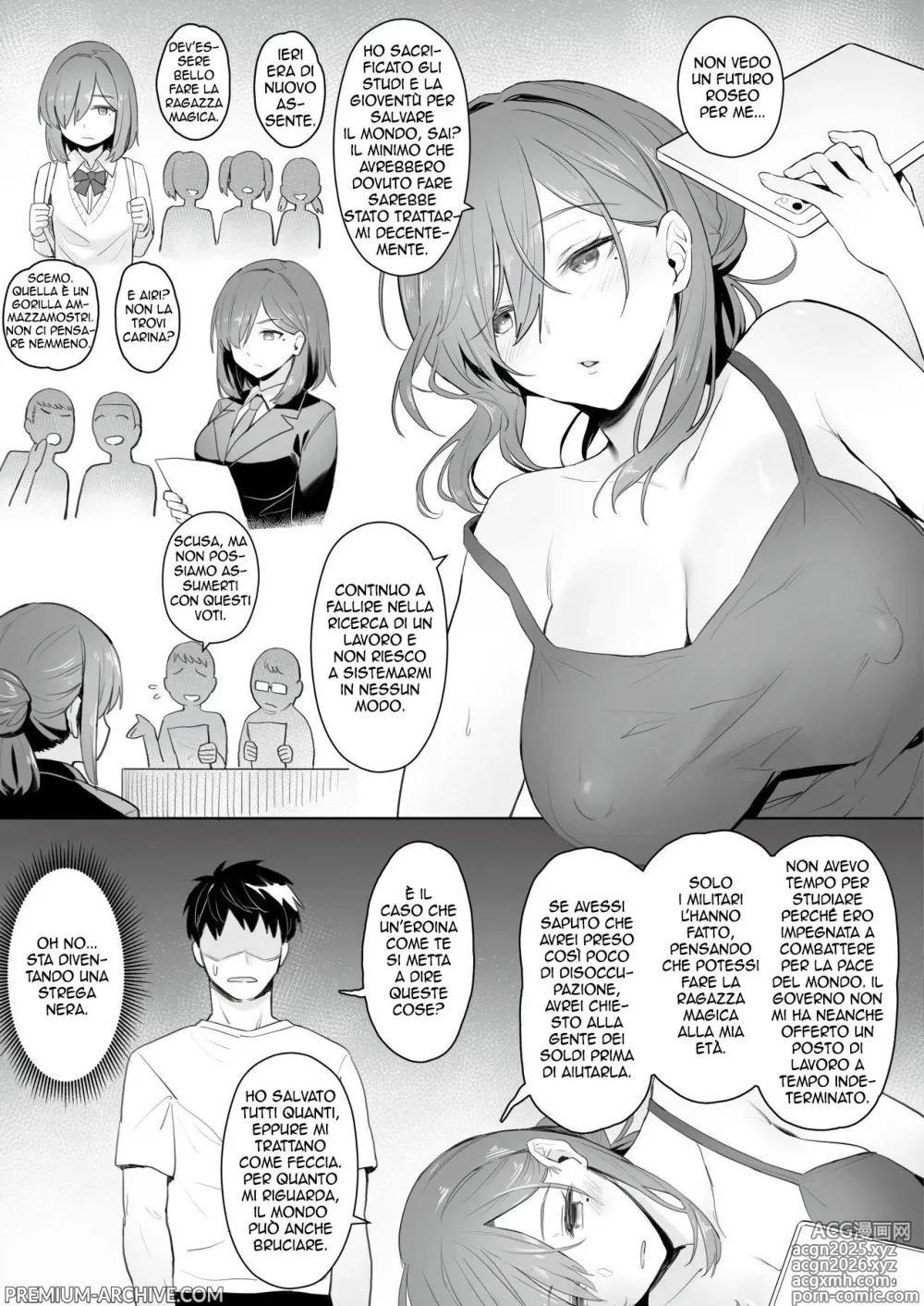 Page 6 of doujinshi La vita da NEET di una ex ragazza magica (decensored)