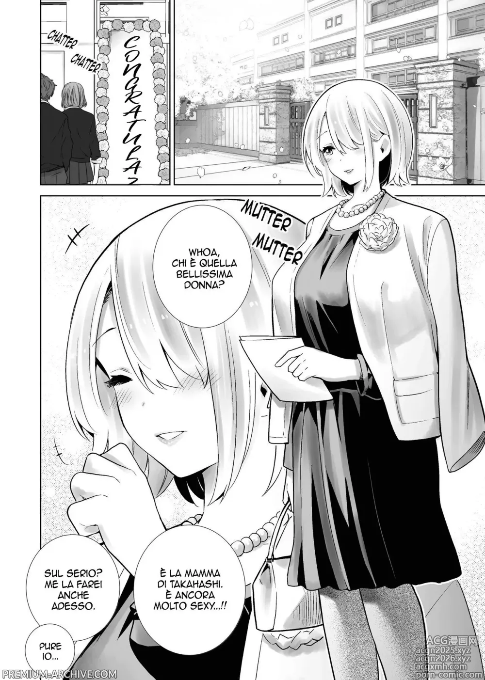 Page 2 of doujinshi La mamma del mio amico viene per il mio grosso cazzo dopo il diploma