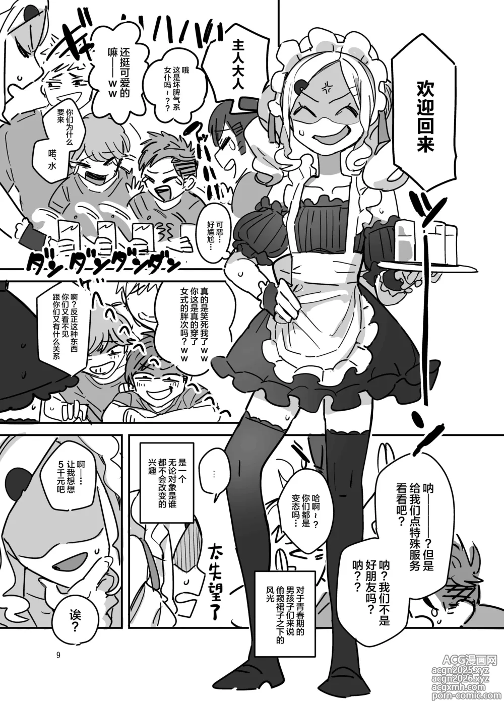 Page 8 of doujinshi Danshikou Bunkasai Jousou Maid Kissa Assort