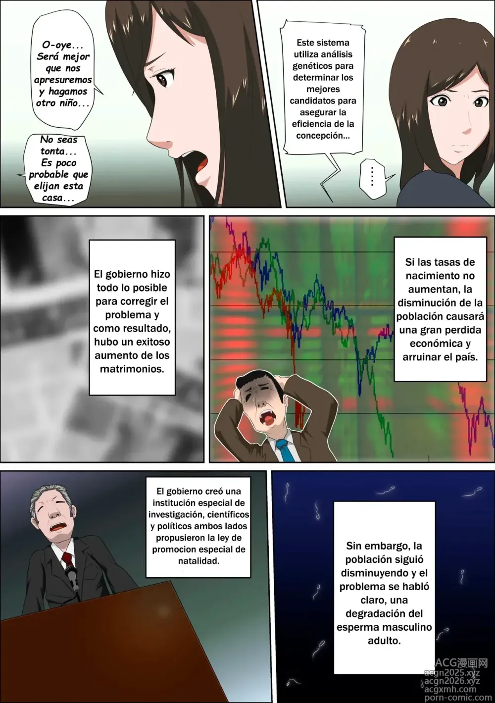 Page 6 of doujinshi Como Resultado de la Ley para Solucionar el Descenso de la Natalidad... Luego de Eso...