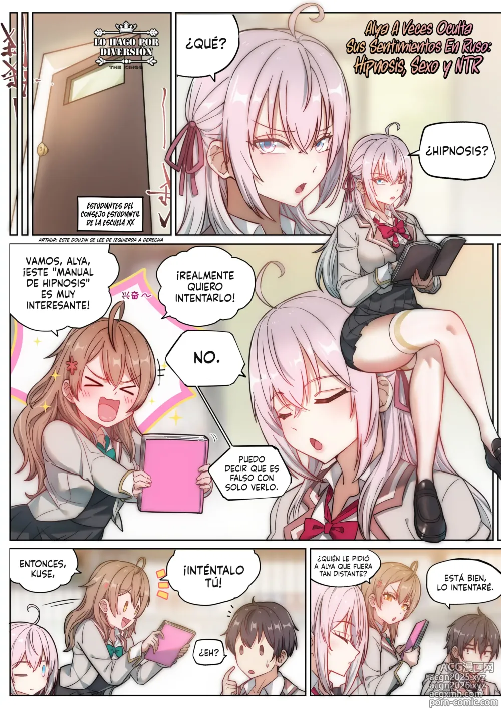 Page 1 of doujinshi Alya A Veces Oculta Sus Sentimientos En Ruso ~Hipnosis, Sexo y NTR~