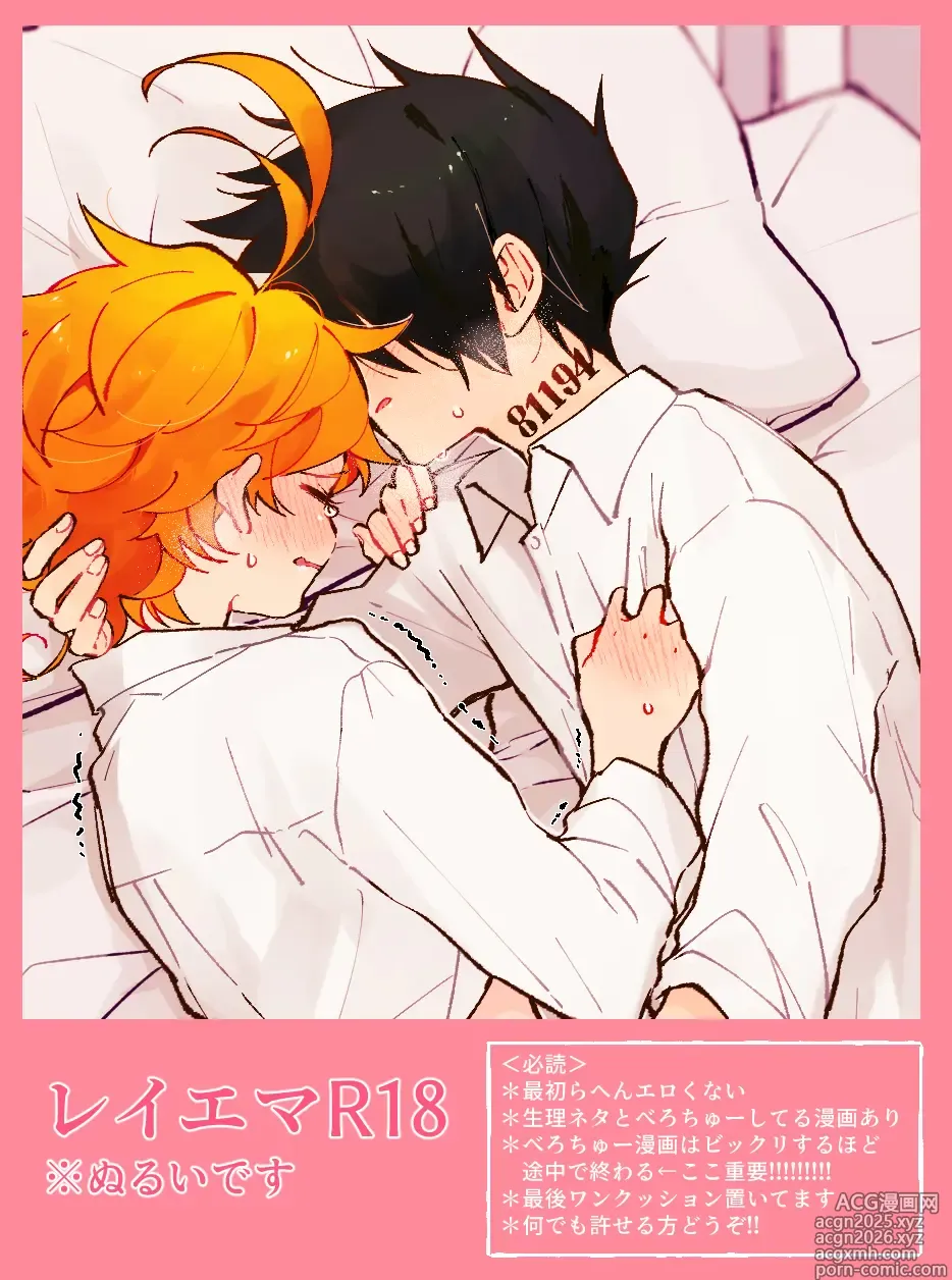 Page 1 of doujinshi Ray/Emma Log
