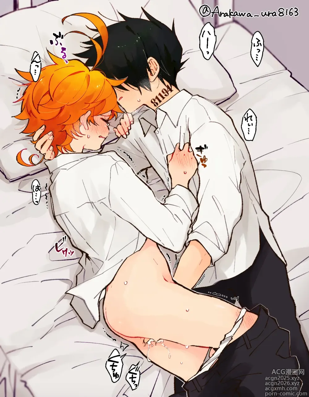 Page 16 of doujinshi Ray/Emma Log