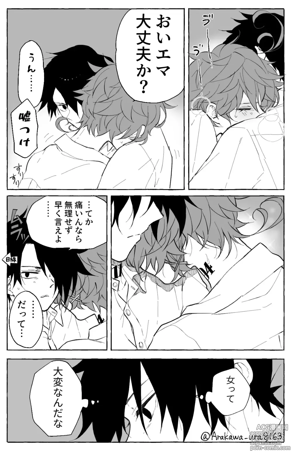 Page 3 of doujinshi Ray/Emma Log