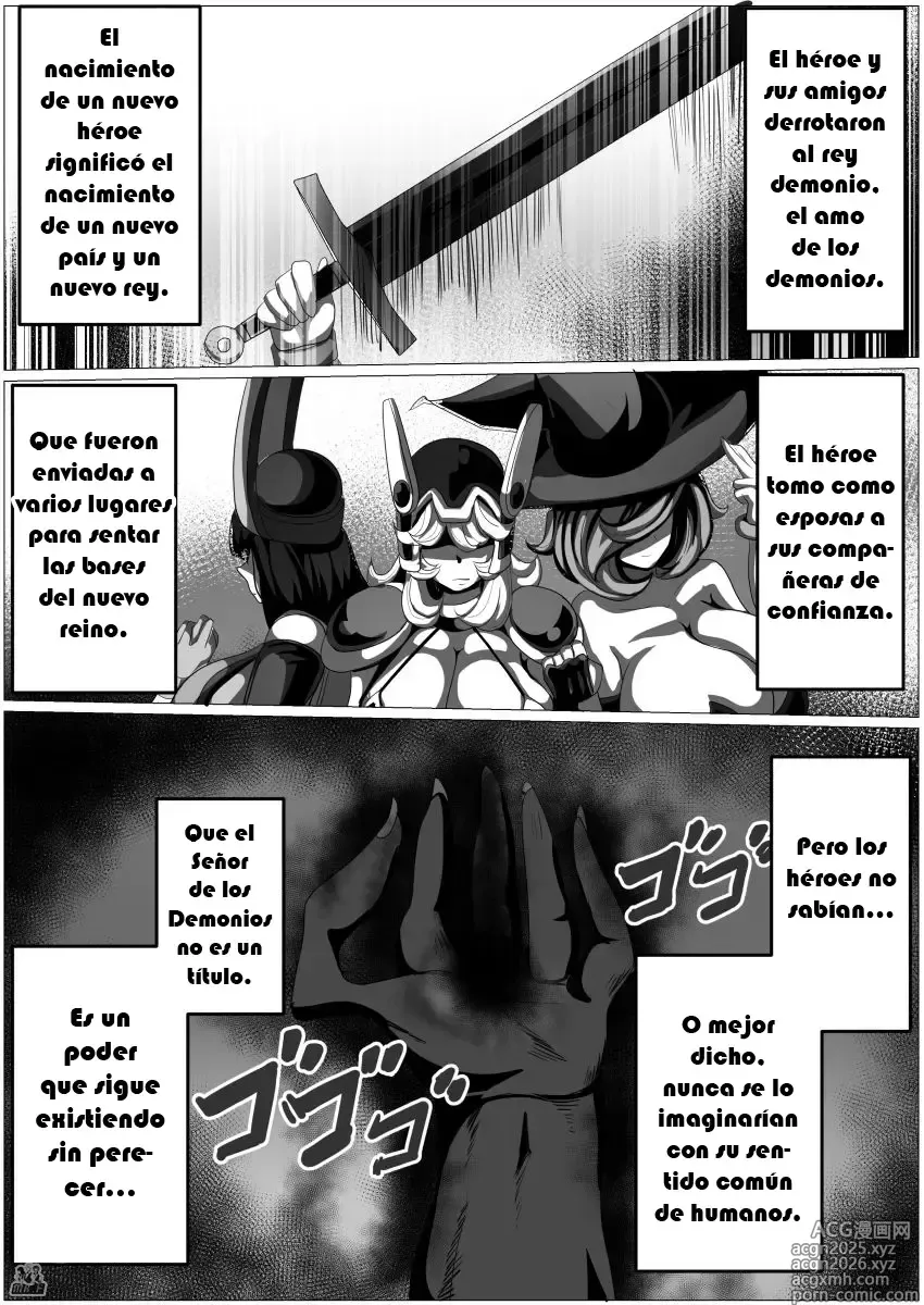 Page 2 of doujinshi La Guerrera del Grupo de Héroes que Salvaron el Mundo es Seducida por el Goblin