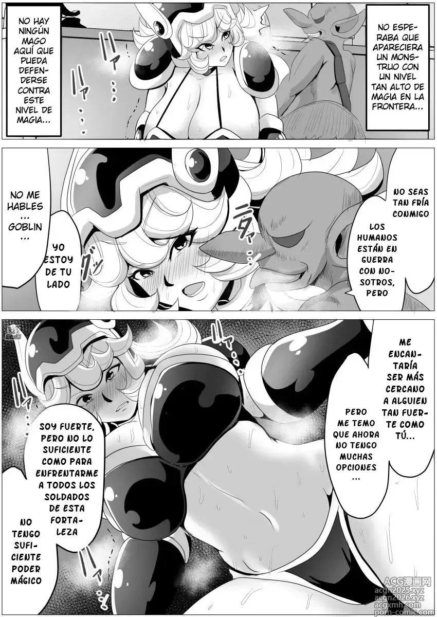Page 6 of doujinshi La Guerrera del Grupo de Héroes que Salvaron el Mundo es Seducida por el Goblin