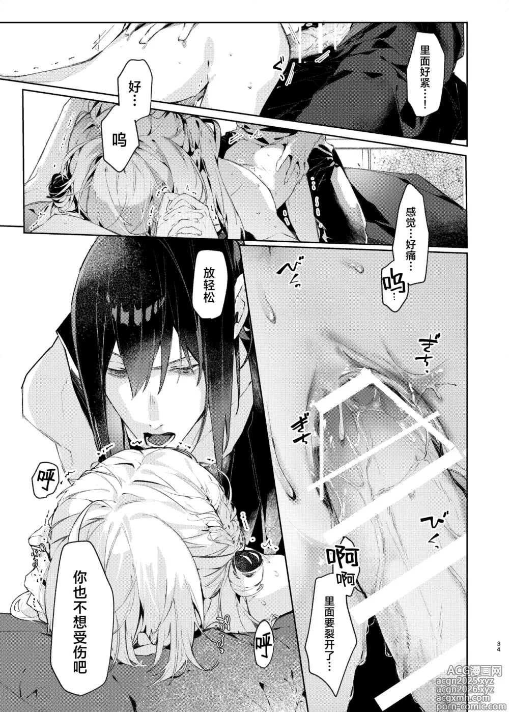 Page 34 of doujinshi 魔女见习生不想 ××× ！