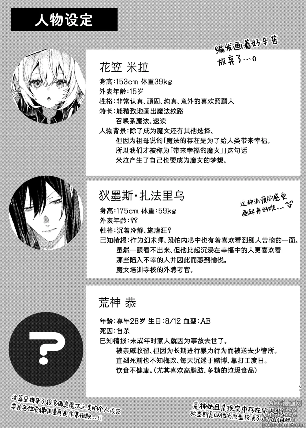 Page 54 of doujinshi 魔女见习生不想 ××× ！