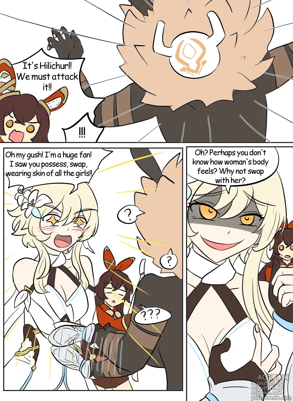 Page 4 of imageset Genshin TSF Diary